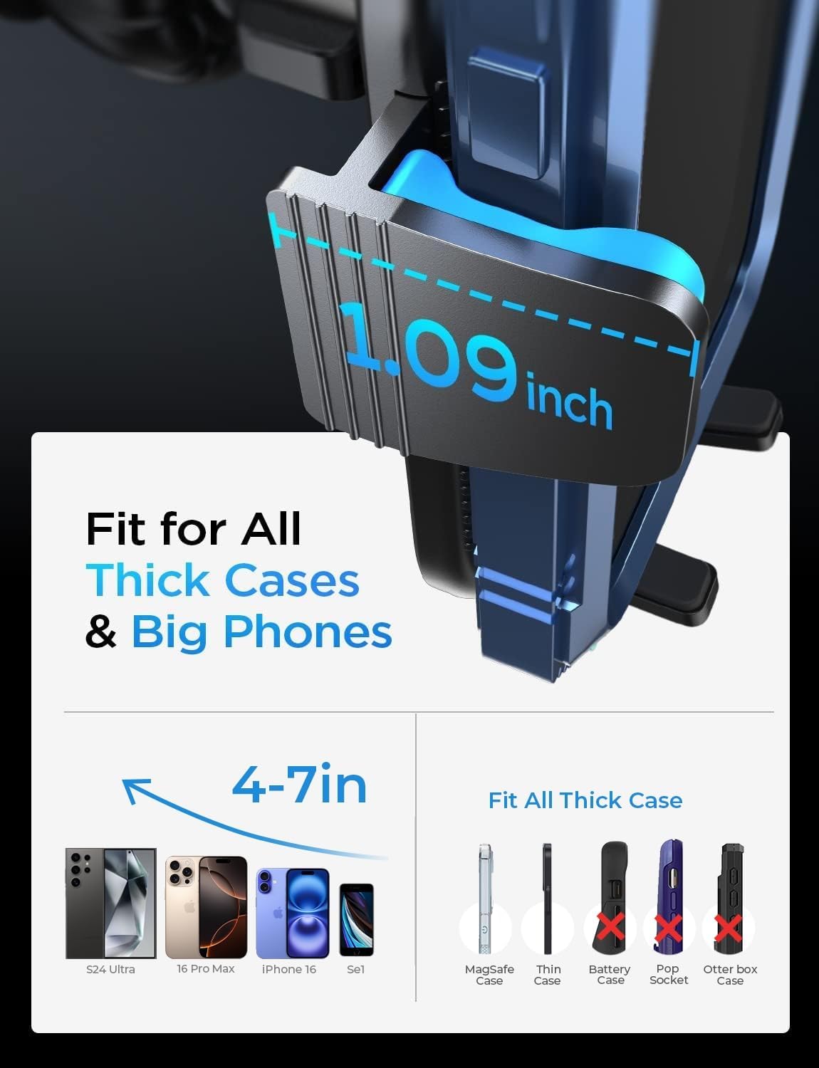 360°Car Phone Holder Universal Mount Mobile Windshield Dashboard/Air Vent desk