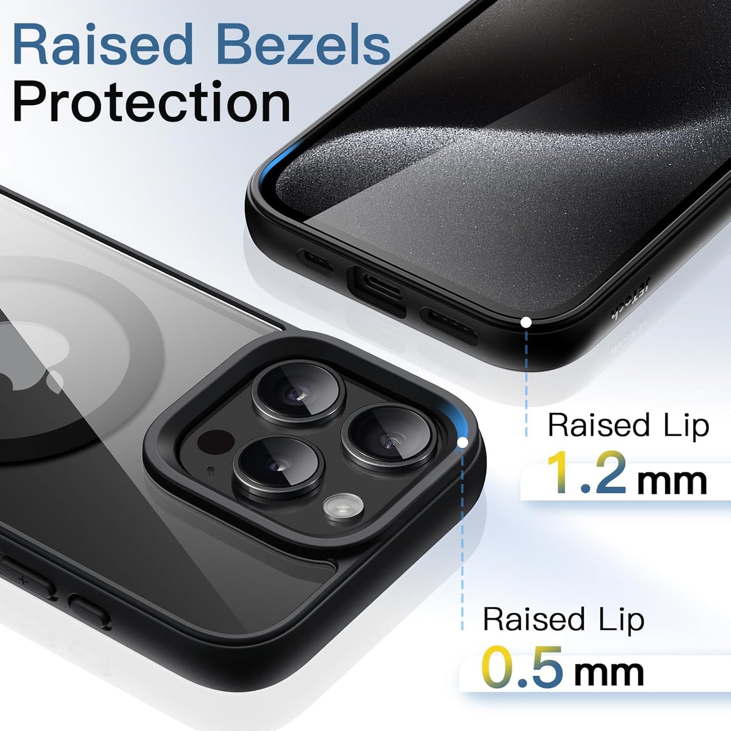Case For iPhone 14 13 15 Pro Max Plus Shockproof Silicone MagSafe Cover