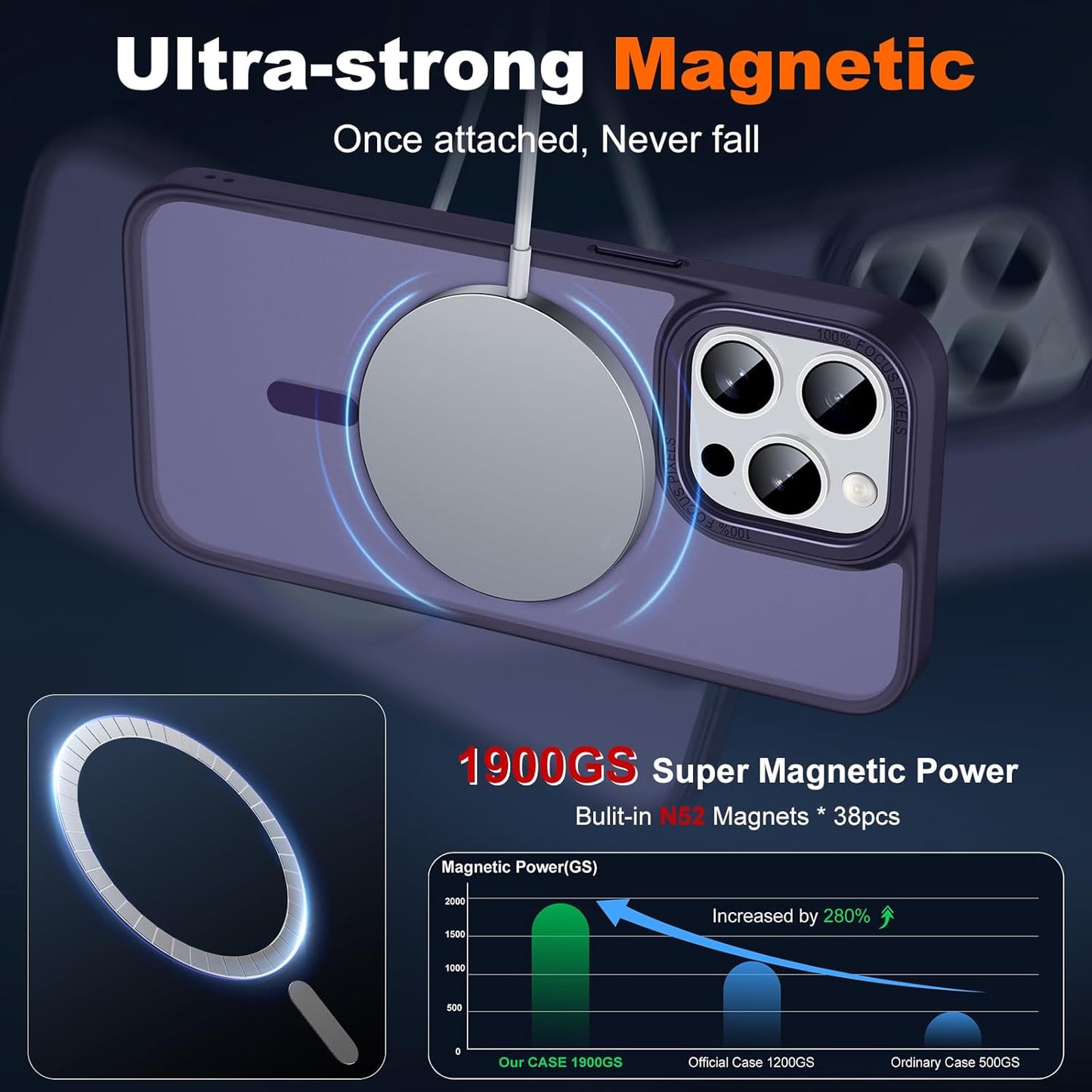 Case For iPhone 14 13 15 Pro Max Plus Shockproof Silicone MagSafe Cover