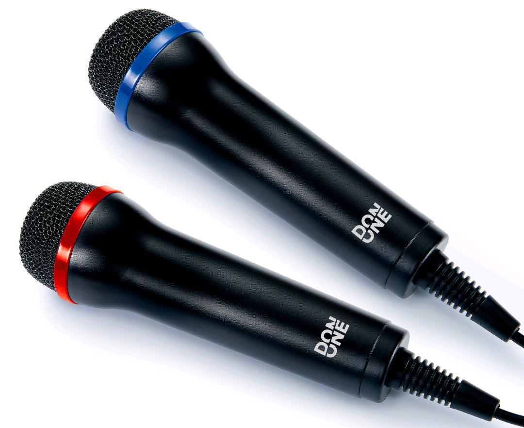 Imptech duo Microphones (Pair). Perfect for Karaoke Machines Ps4 PS3 Xbox
