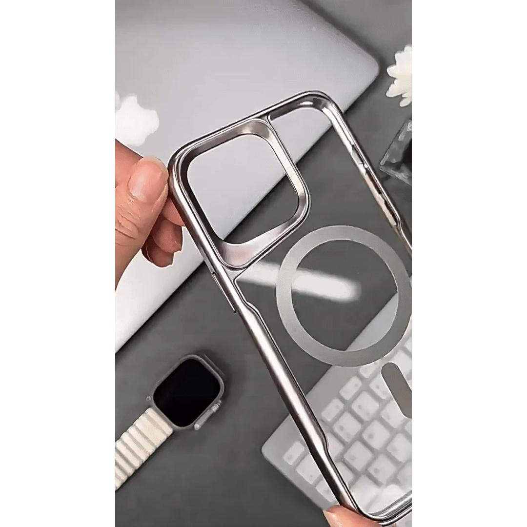MagSafe Hollow Bracket Transparent Ultra Thin PC Case Samsung Series
