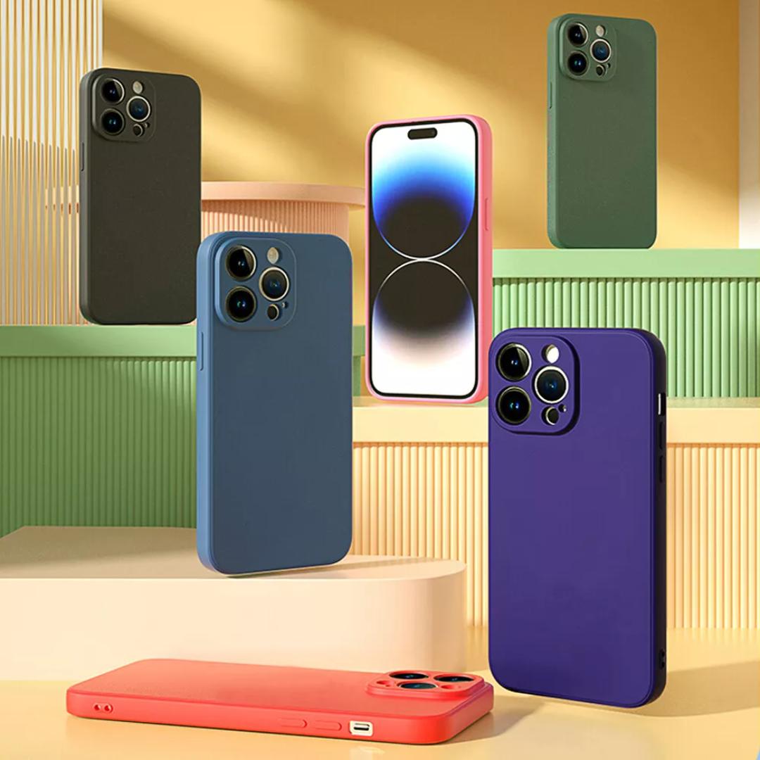 Ultra-Thin Liquid Silicone Case for iPhone 14 & iPhone 15 Series - Sleek Protection with Premium Feel