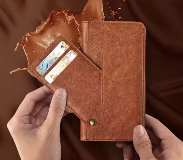 Leather Case for Samsung S20 S23 S22+ S21 S24 FE Ultra Book Flip Wallet Cover