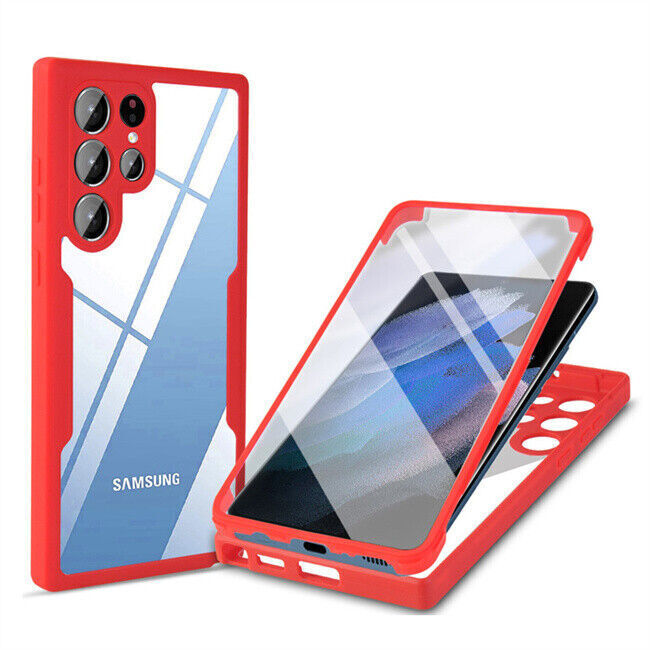 Front Back full body protection case for Samsung S24 S24+ and S24 ultra