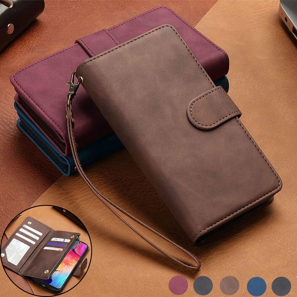 2 in 1 Zipper Wallet + Case For Samsung galaxy S23 S23 Ultra and S24 S24 Ultra Series